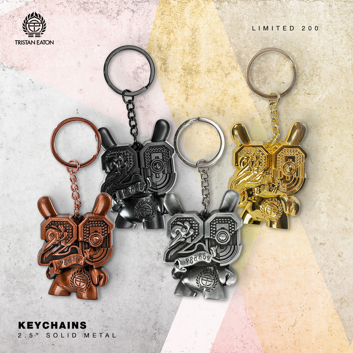 20th Anniversary of the Dunny Keychains