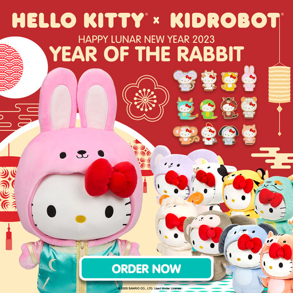 Hello Kitty year of the rabbit deals Kidrobot