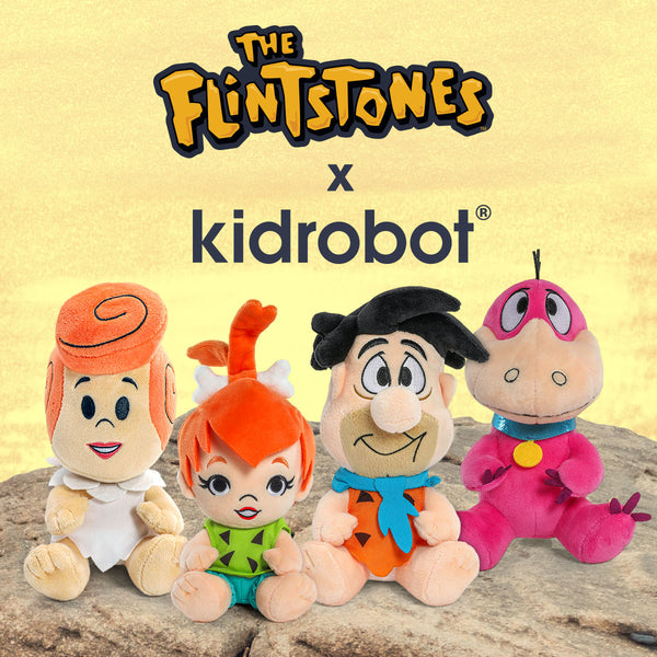 The Flintstones Phunny Plush 4-Pack Bundle - Fred, Wilma, Pebbles & Di -  Kidrobot