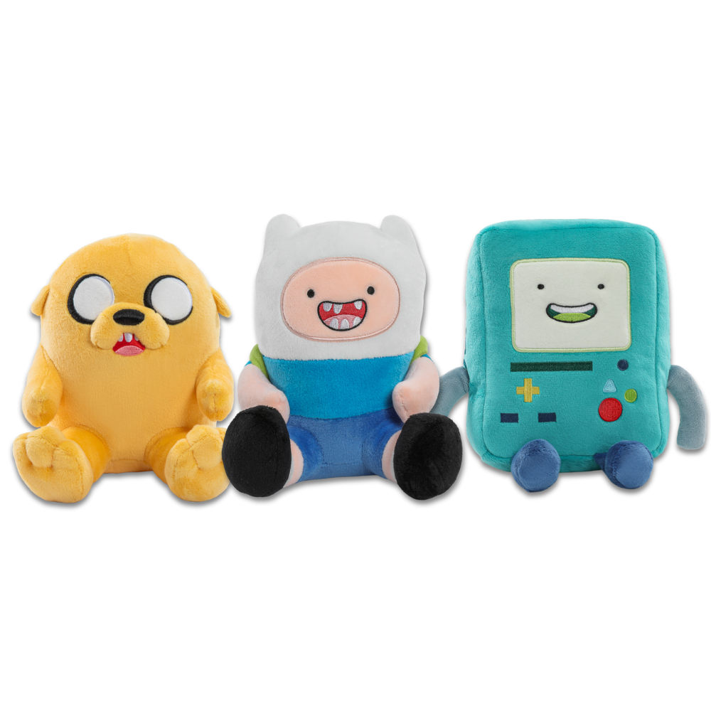 Adventure Time – Jake, Finn, and BMO Phunny Plush - Kidrobot