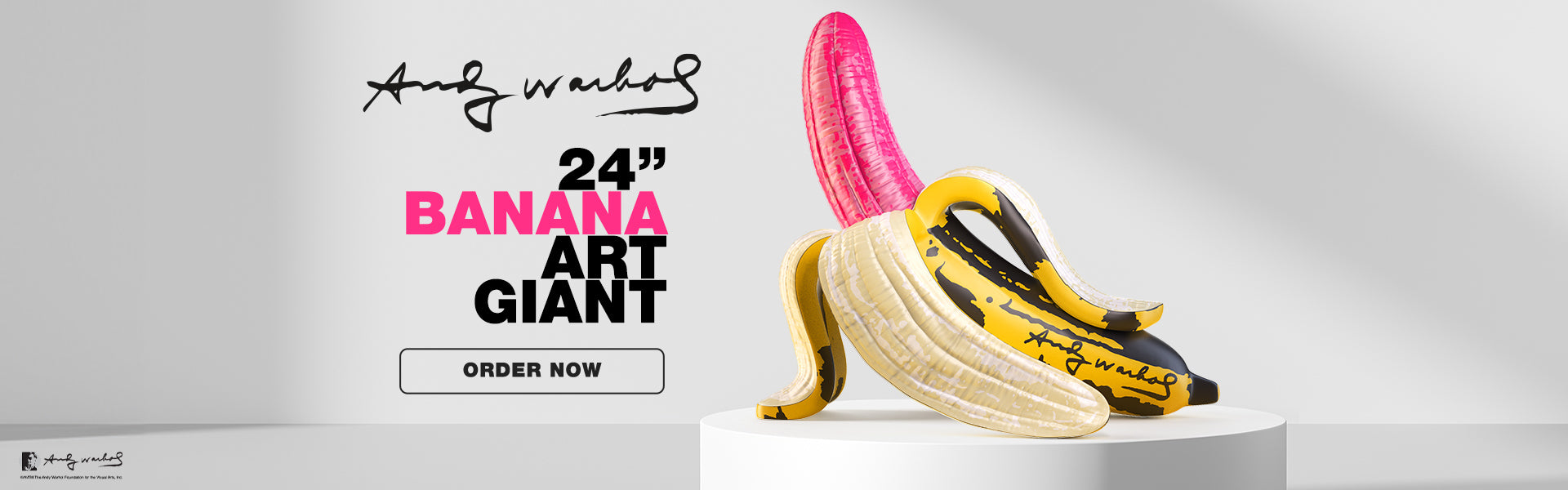 Andy Warhol Banana 24" Art Giant- Kidrobot