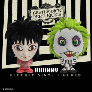 Beetlejuice Beetlejuice - Lydia Deetz & Beetlejuice Bhunny 4” Flocked Vinyl Figure - Kidrobot