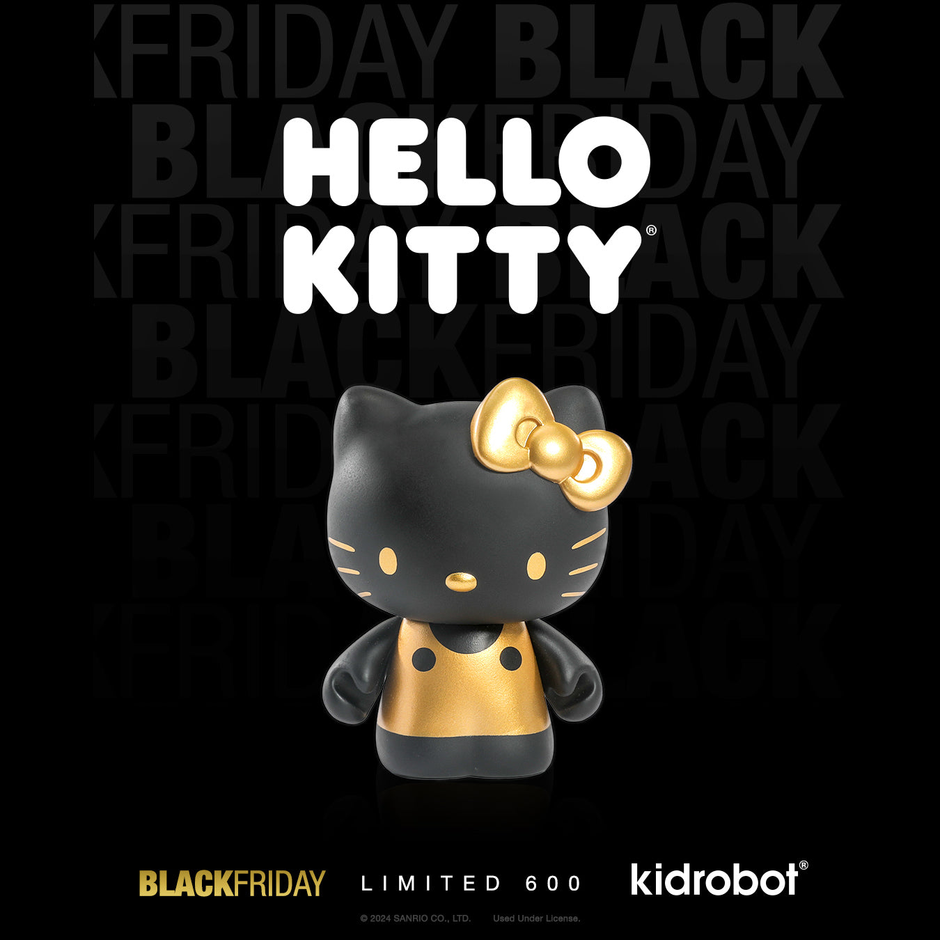 Hello Kitty® Black & Gold 3