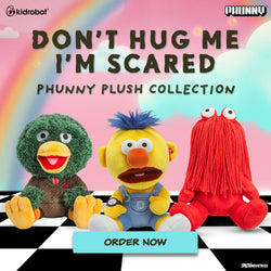 Don't Hug Me I'm Scared Phunny Plush 3-Pack Bundle (Green Duck, Red Guy & Yellow Guy) (PRE-ORDER) - Kidrobot