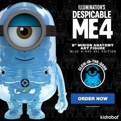 Despicable Me 4 - Minion Anatomy 8" Art Figure - GID X-ray AVL Edition (Limited Edition of 300) - Kidrobot