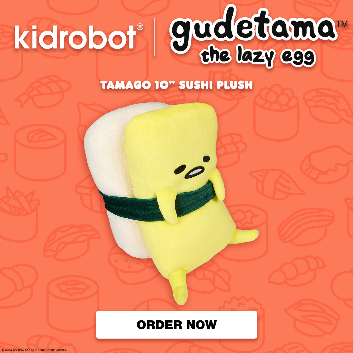 Gudetama Lazy Egg Plush Toys, Keychains & Collectibles | Kidrobot