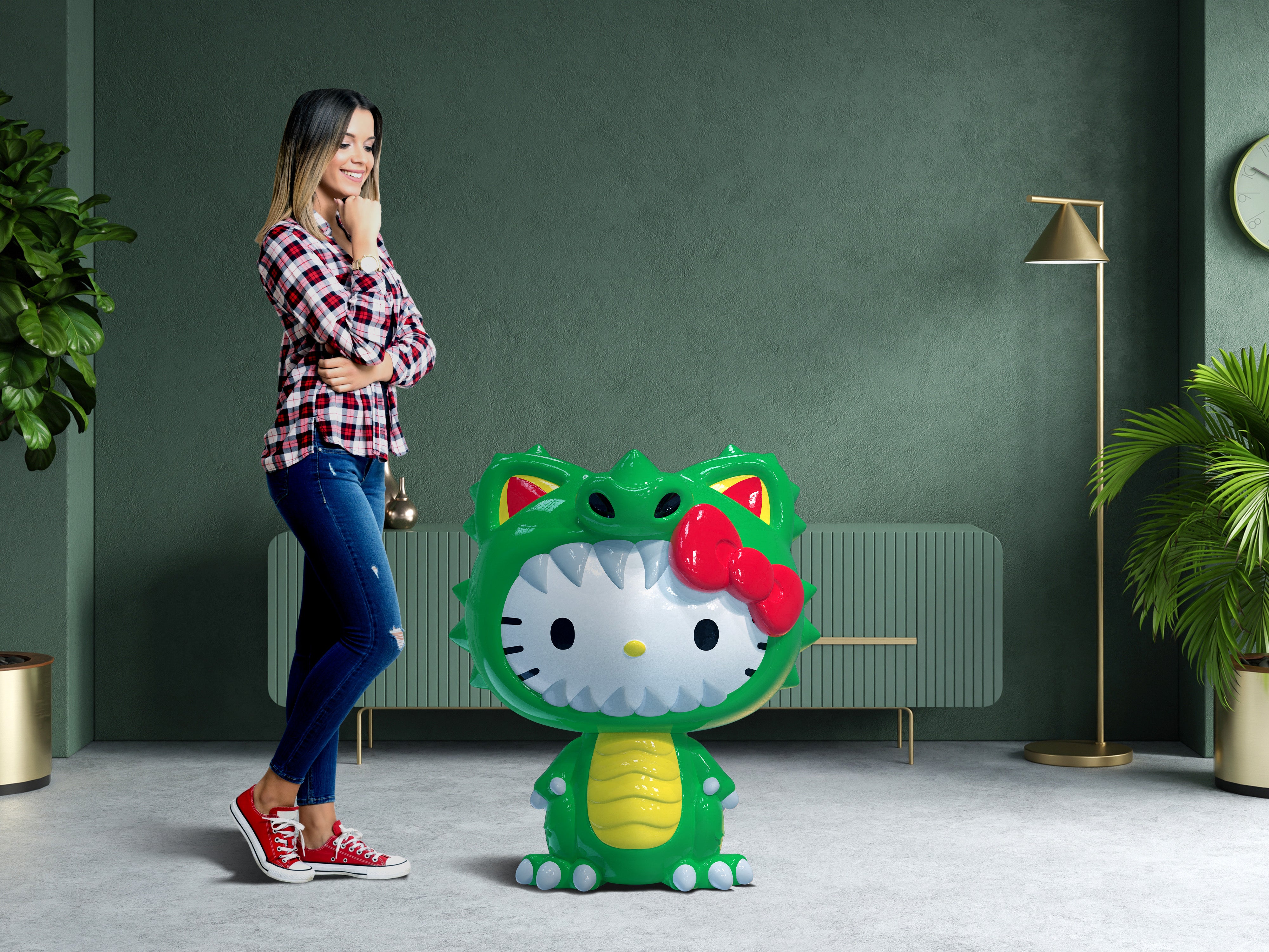 Hello Kitty® Green Kaiju 36