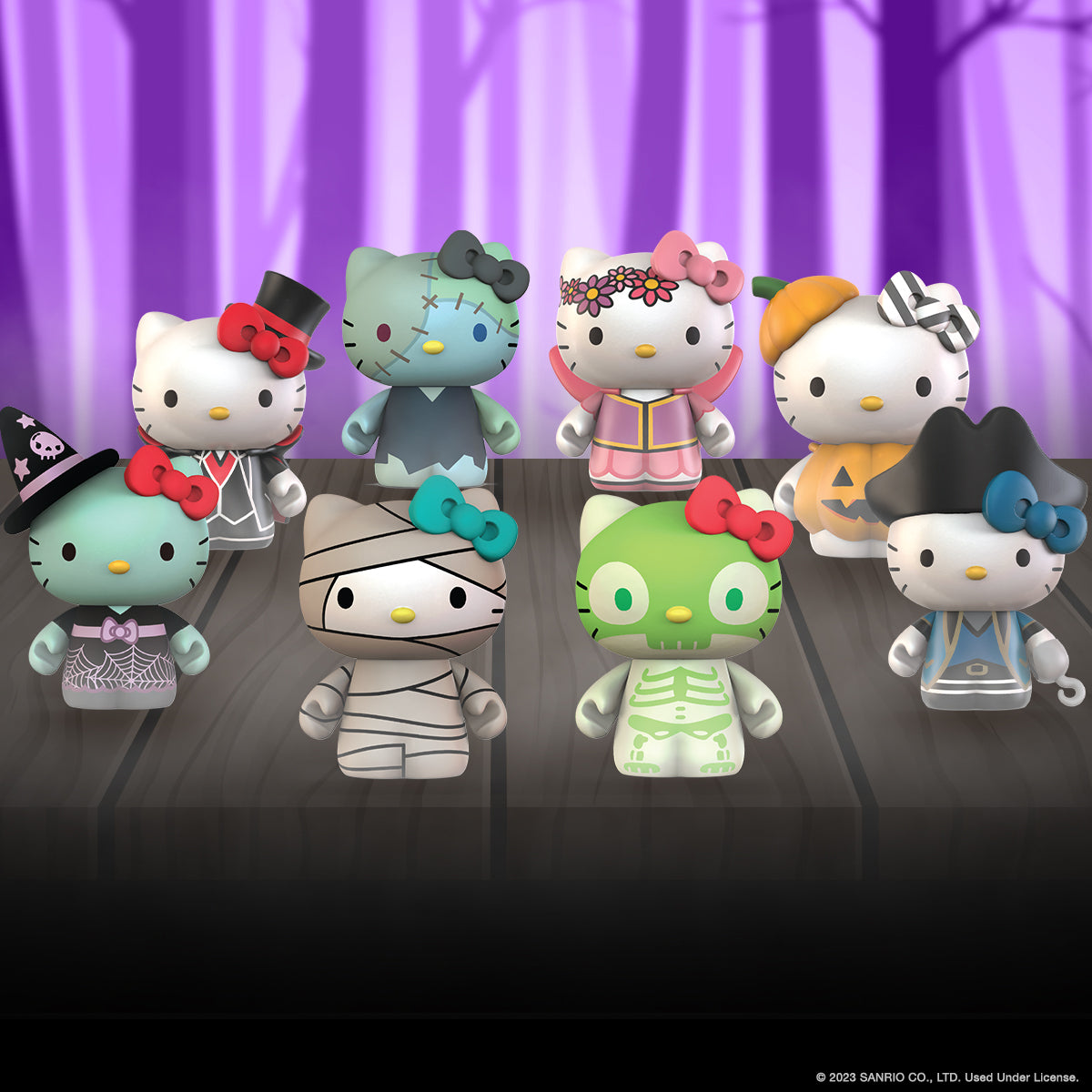 Kidrobot Hello Kitty x Team USA Mini Figures