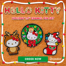 Hello Kitty® Holiday 1.5" Enamel Pin Set