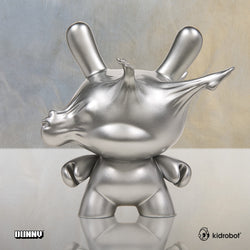 Breaking Free 8" Resin Dunny by WHATSHISNAME - Metallic Silver Edition (Limited Edition) - Kidrobot