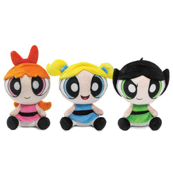 The Powerpuff Girls Phunny Plush Set - Blossom, Bubbles, Buttercup - Kidrobot