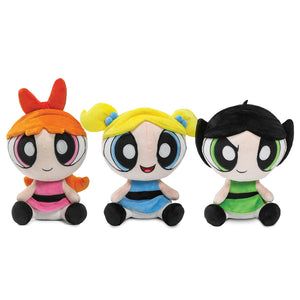 The Powerpuff Girls Phunny Plush Set - Blossom, Bubbles, Buttercup - Kidrobot