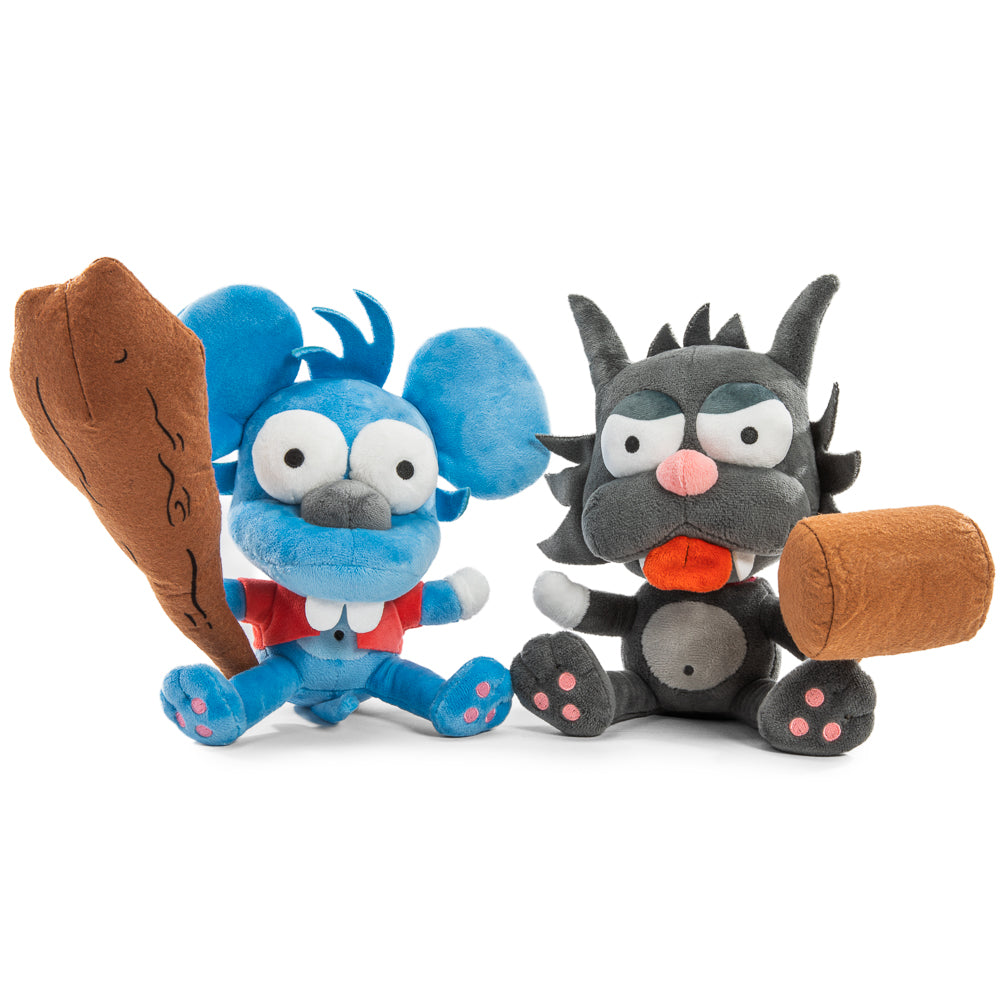 The Simpsons Itchy and Scratchy Interactive Phunny Plush - Kidrobot