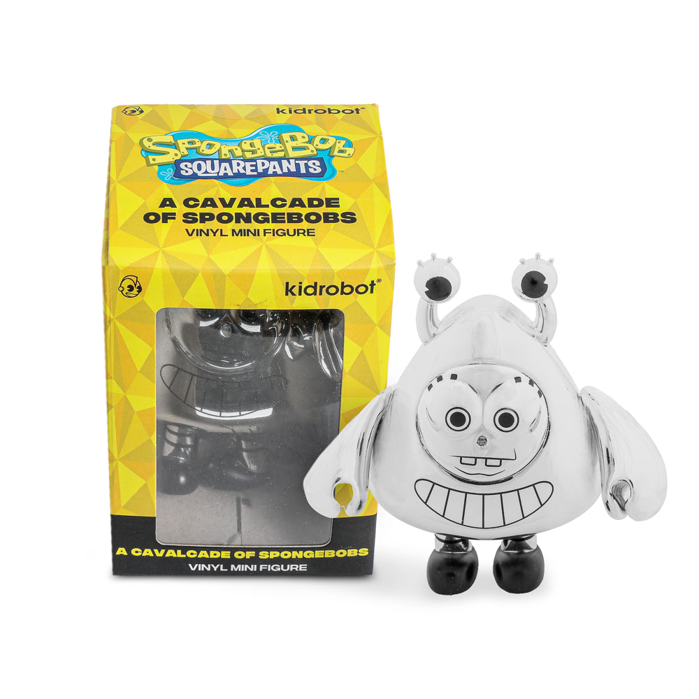 SpongeBob SquarePants - A Cavalcade of SpongeBobs 3” Vinyl Mini Figure Series - Krabified Chrome Edition (Kidrobot.com Exclusive) - Kidrobot