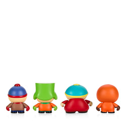 South Park Anatomy Boys 2" Vinyl Figure 4-Pack Glow-in-the-Dark Edition - Kidrobot