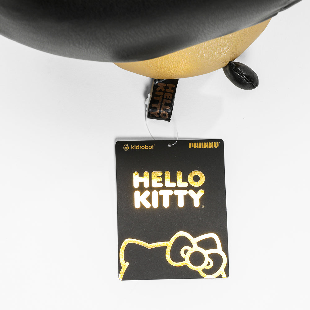 Hello Kitty® Black and Gold Premium Pleather Plush