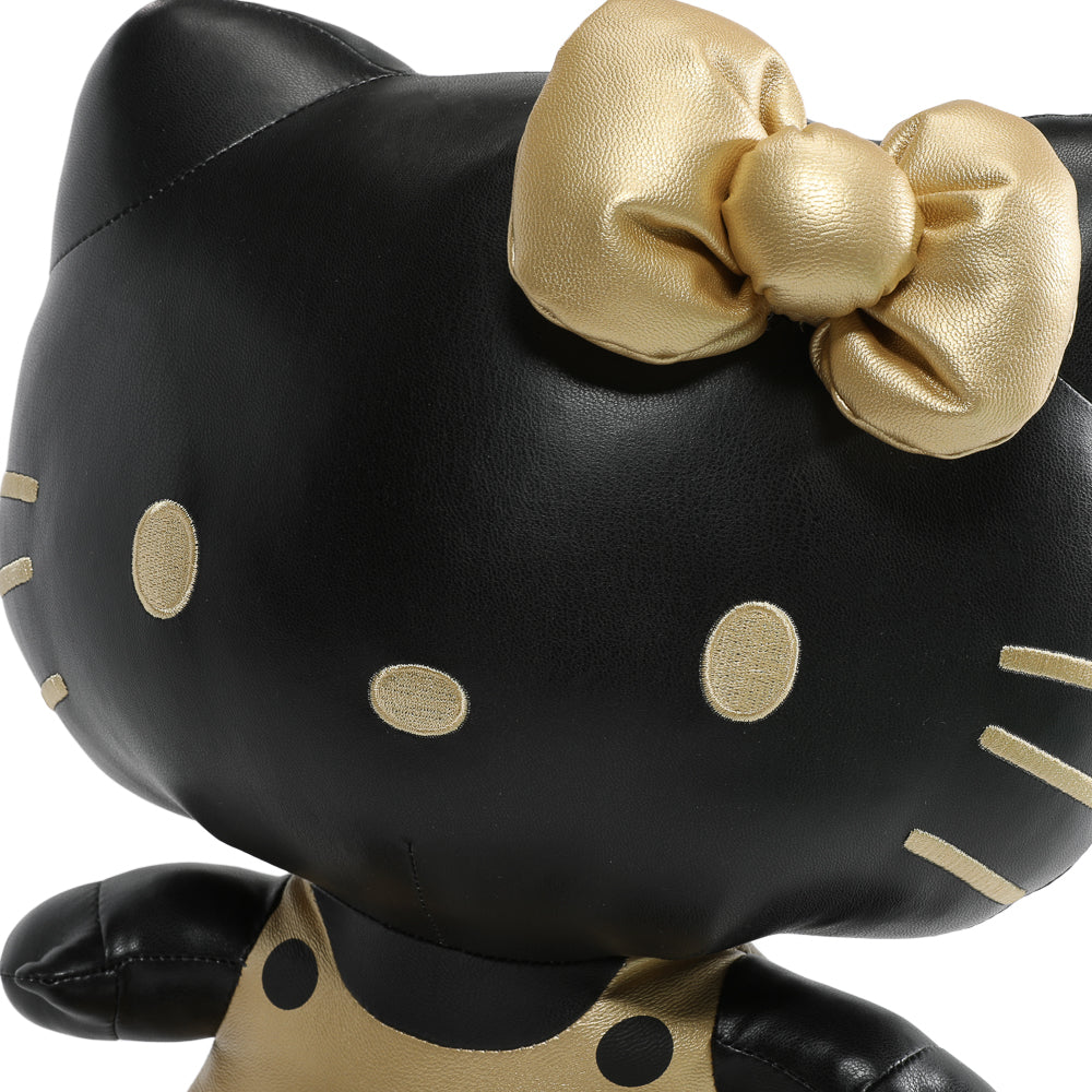 Hello Kitty® Black and Gold Premium Pleather Plush