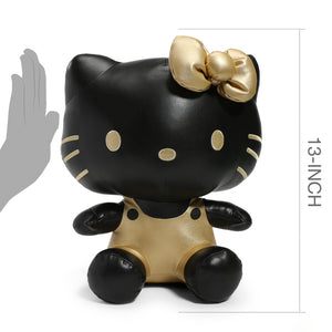 Hello Kitty® Black and Gold Premium Pleather Plush