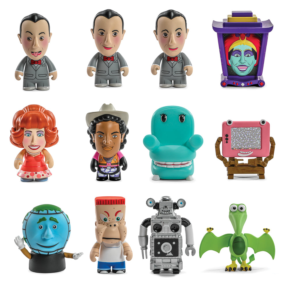 Pee-wee's Playhouse 3" Vinyl Toy Mini Figure Series from Kidrobot - Buy all 12 figures now at Kidrobot.com