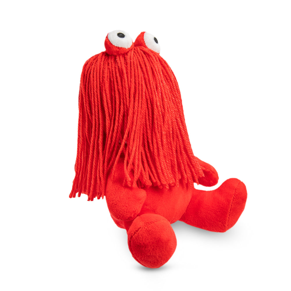 Don't Hug Me I'm Scared Phunny Plush - Red Guy - Kidrobot - Angle View