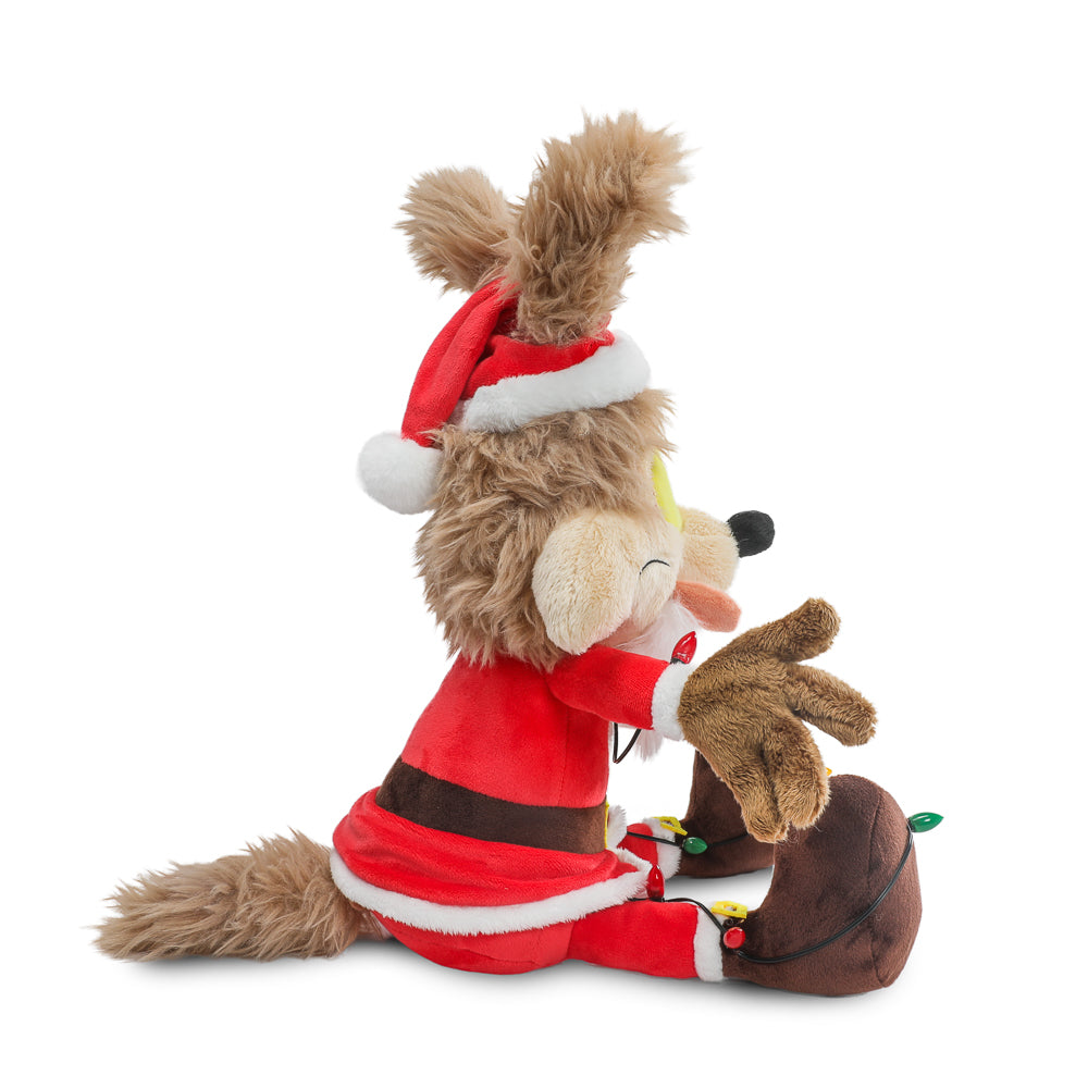 Looney Tunes x National Lampoon's Christmas Vacation - Wile E. Coyote Light-Up 13" Plush - Kidrobot