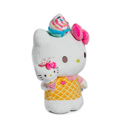 Hello Kitty® with Ice Cream Cone Plush - Kidrobot