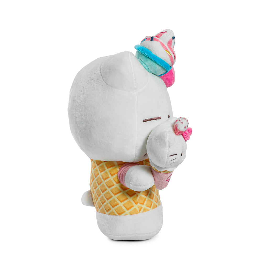 Hello Kitty® with Ice Cream Cone Plush - Kidrobot