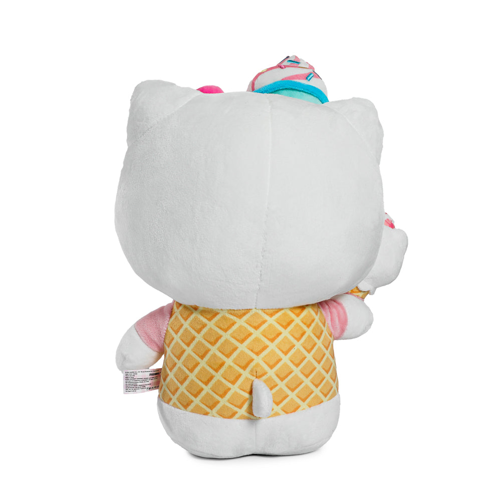 Hello Kitty® with Ice Cream Cone Plush - Kidrobot