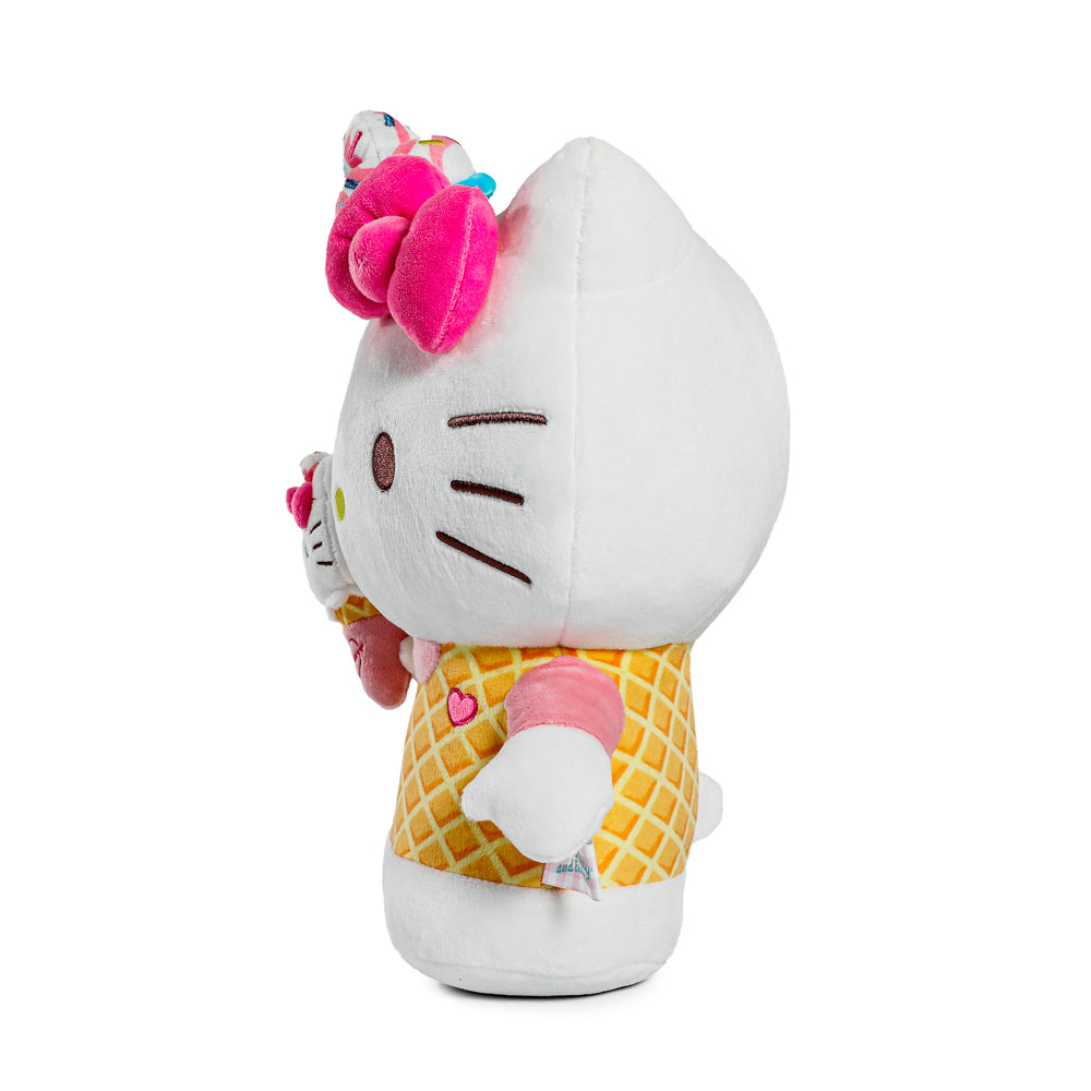 Hello Kitty® with Ice Cream Cone Plush - Kidrobot