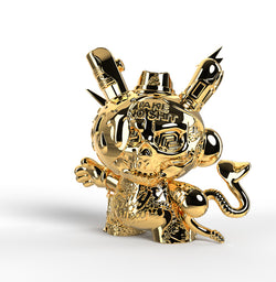 2040 CON EXCLUSIVE: 20th Anniversary Still Life Dunny 8" Art Figure by Tristan Eaton - Montana Gold Edition (Limited Edition of 300) - Kidrobot