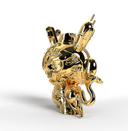 2040 CON EXCLUSIVE: 20th Anniversary Still Life Dunny 8" Art Figure by Tristan Eaton - Montana Gold Edition (Limited Edition of 300) - Kidrobot