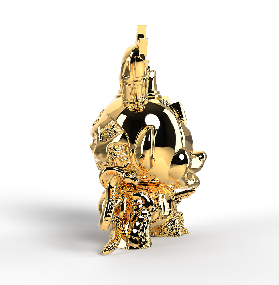 2040 CON EXCLUSIVE: 20th Anniversary Still Life Dunny 8" Art Figure by Tristan Eaton - Montana Gold Edition (Limited Edition of 300) - Kidrobot