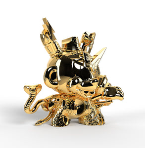 2040 CON EXCLUSIVE: 20th Anniversary Still Life Dunny 8" Art Figure by Tristan Eaton - Montana Gold Edition (Limited Edition of 300) - Kidrobot