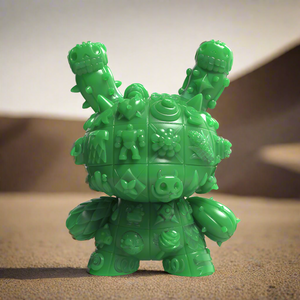 MONOLITH Dunny 8" Sculpted Vinyl Art Figure by ROBOT SODA - Jade Edition (Limited Edition of 300) - Kidrobot