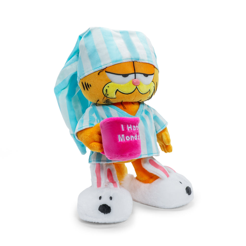 Grouchy Garfield in Pajamas and Slippers 13” Plush - Kidrobot