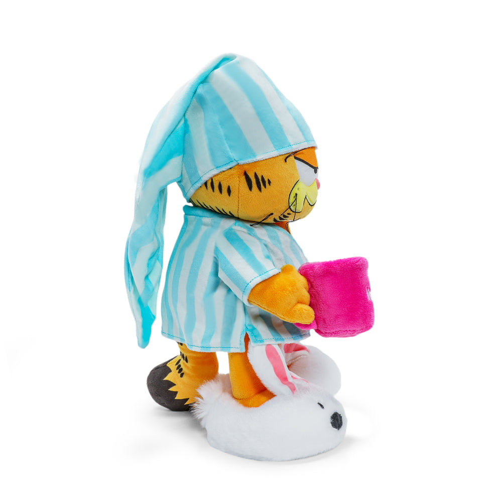 Grouchy Garfield in Pajamas and Slippers 13” Plush - Kidrobot