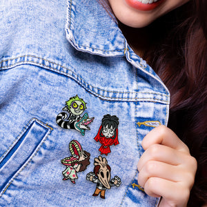 2024 CON EXCLUSIVE: Beetlejuice (1988) - Beetlejuice Deluxe Pins & Lanyard Set - Kidrobot