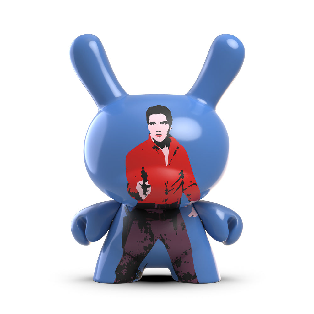 Andy Warhol 8” Masterpiece Flaming Star Elvis Dunny Art Figure - Limited Edition of 500 - Kidrobot