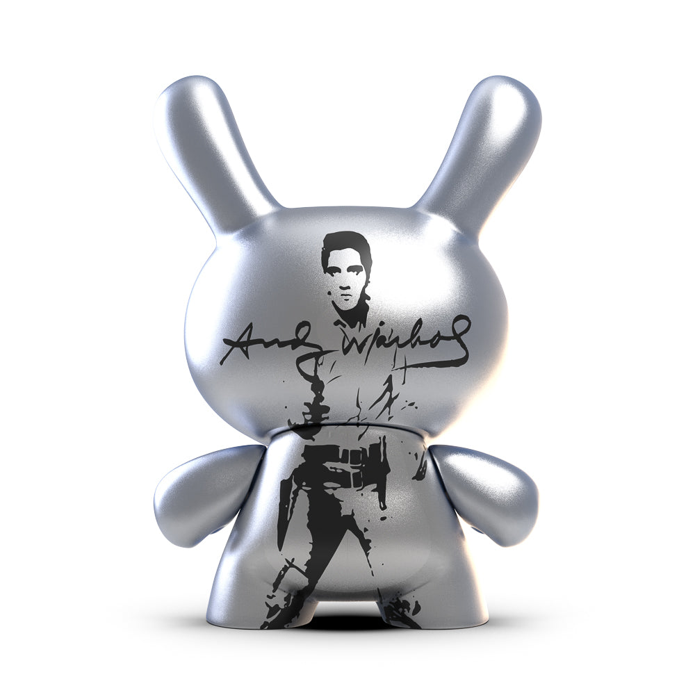 Andy Warhol 8” Masterpiece Flaming Star Elvis Dunny Art Figure - Limited Edition of 500 - Kidrobot