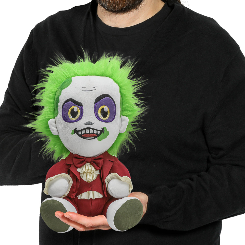 Beetlejuice Beetlejuice - Beetlejuice in Red Suit HugMe Plush with Shake Action