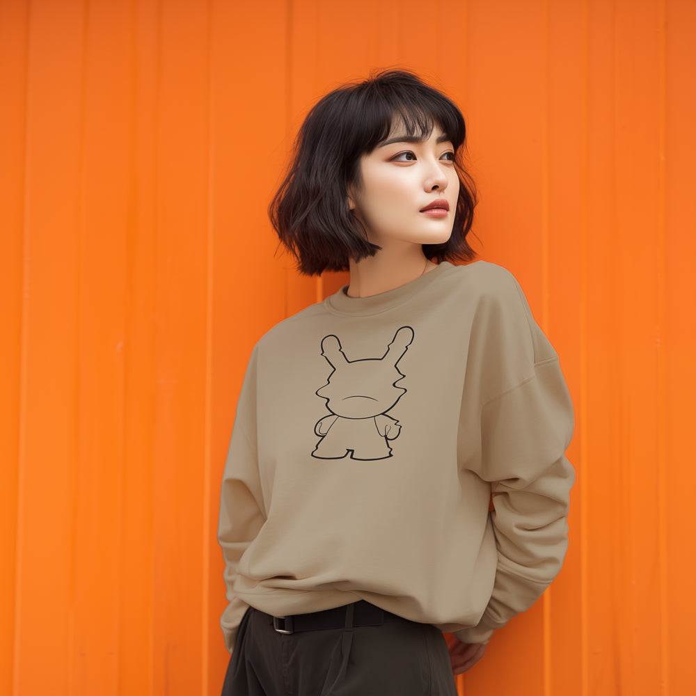 Dunny Glitch Unisex Oversized Pullover Sweatshirt - Kidrobot