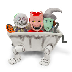 The Nightmare Before Christmas Lock, Shock & Barrel in Bathtub 9” Interactive Plush (PRE-ORDER) - Kidrobot