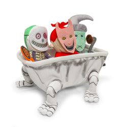 The Nightmare Before Christmas Lock, Shock & Barrel in Bathtub 9” Interactive Plush (PRE-ORDER) - Kidrobot