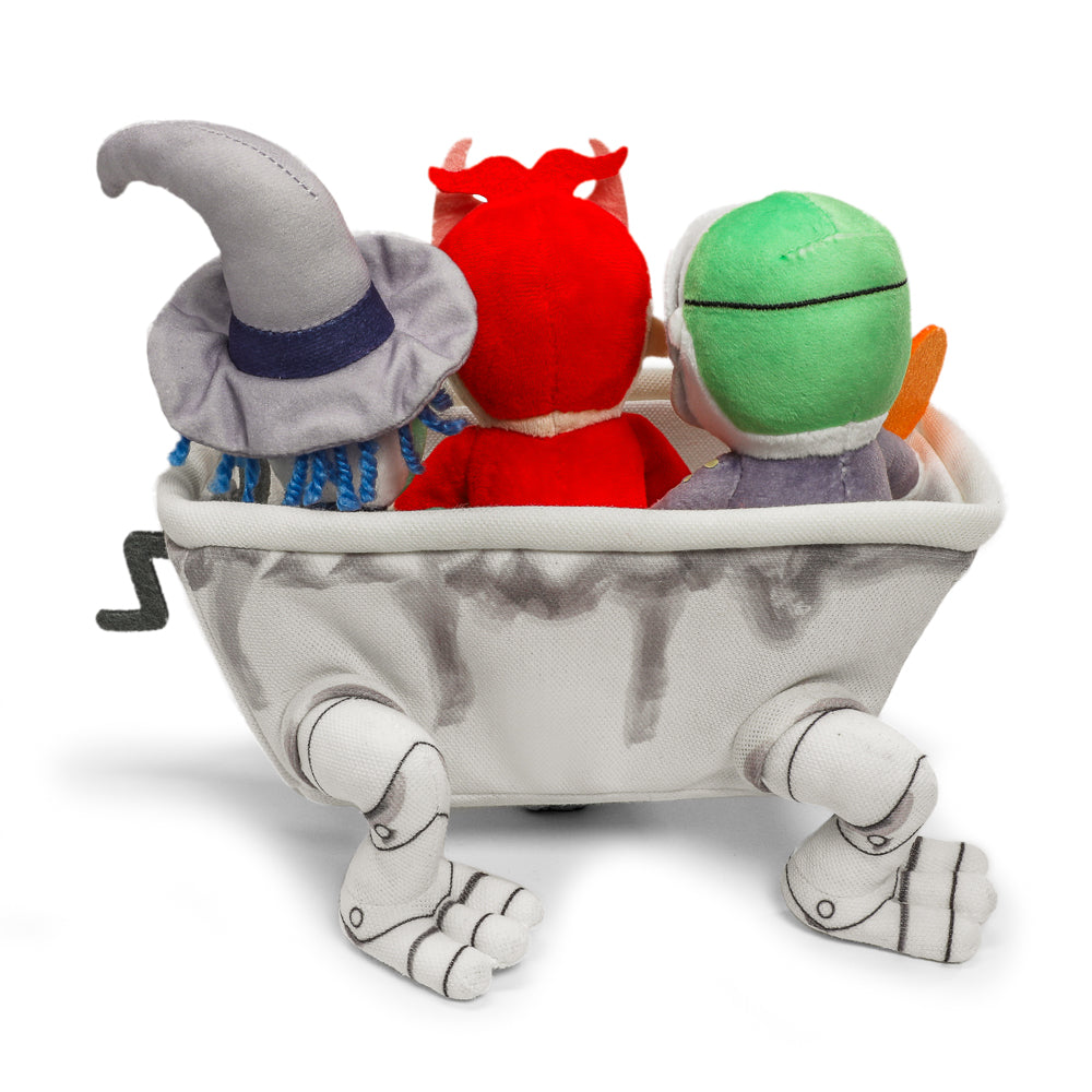 The Nightmare Before Christmas Lock, Shock & Barrel in Bathtub 9” Interactive Plush (PRE-ORDER) - Kidrobot