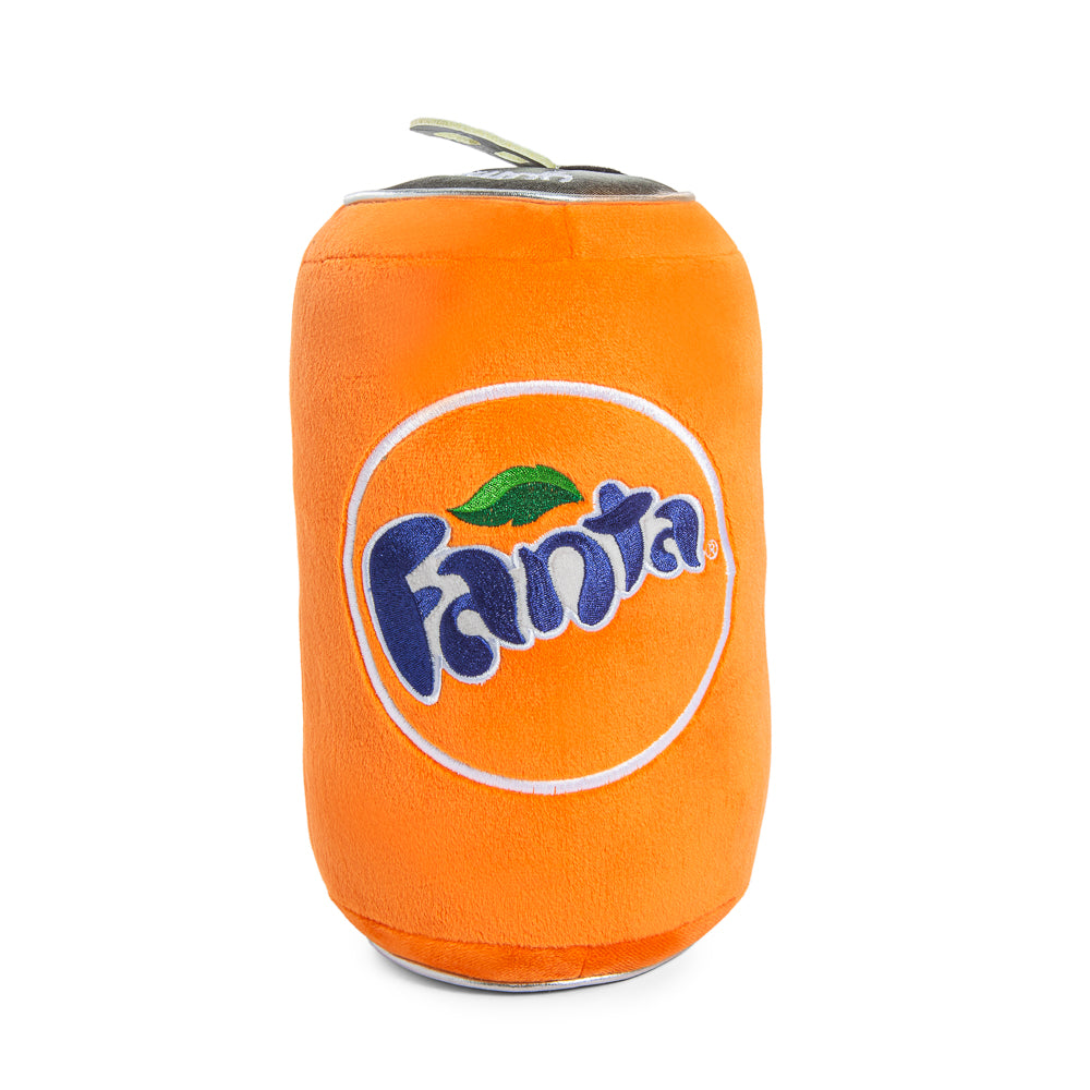 Yummy World & Fanta® 10” Fanta Orange Soda Can Plush with Sound - Kidrobot