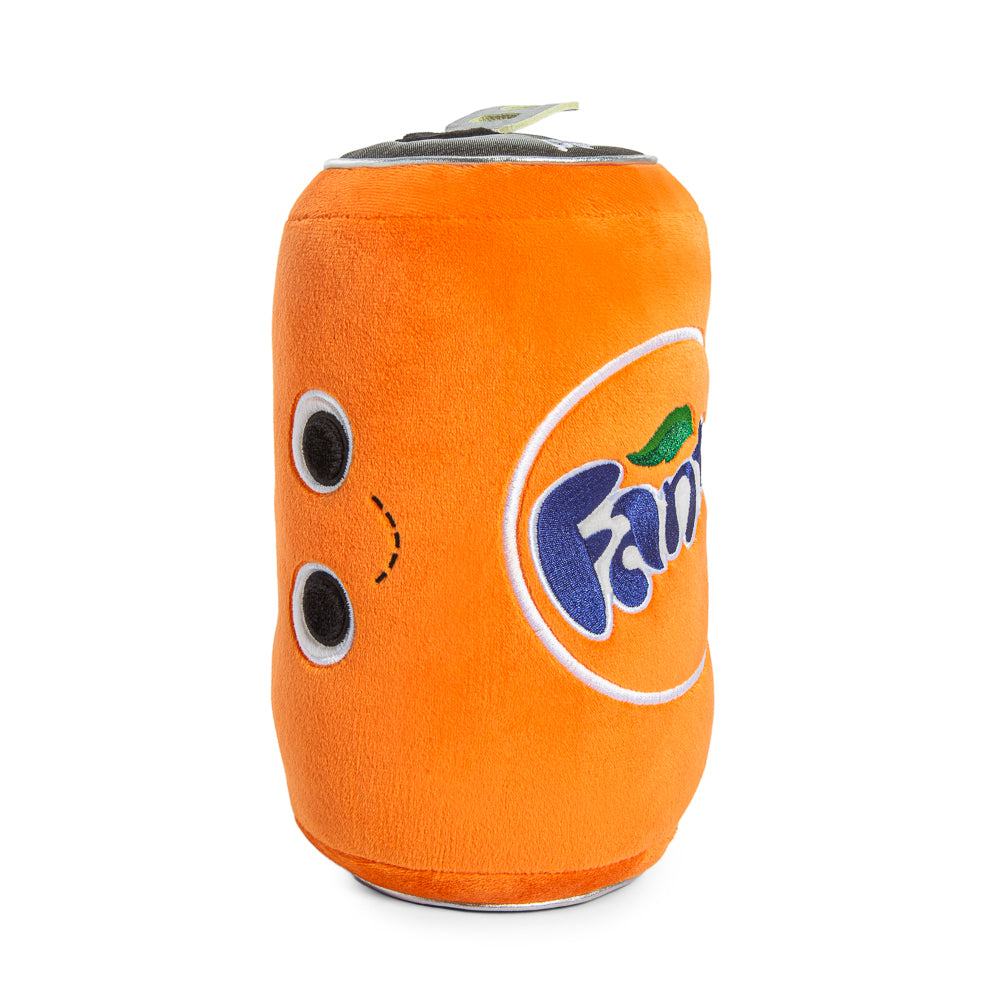 Yummy World & Fanta® 10” Fanta Orange Soda Can Plush with Sound - Kidrobot