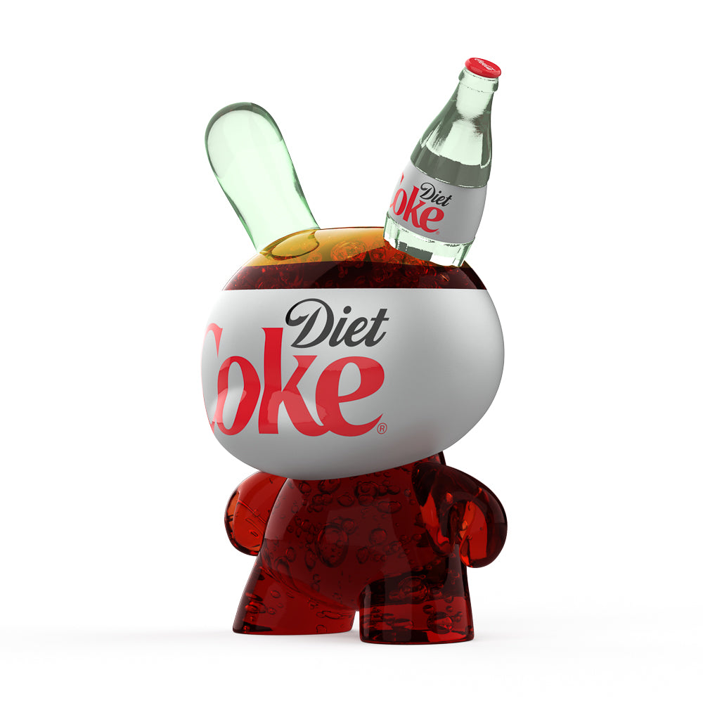 Kidrobot & Diet Coke® 8" Resin Dunny Art Figure - Limited Edition of 1000 - Kidrobot