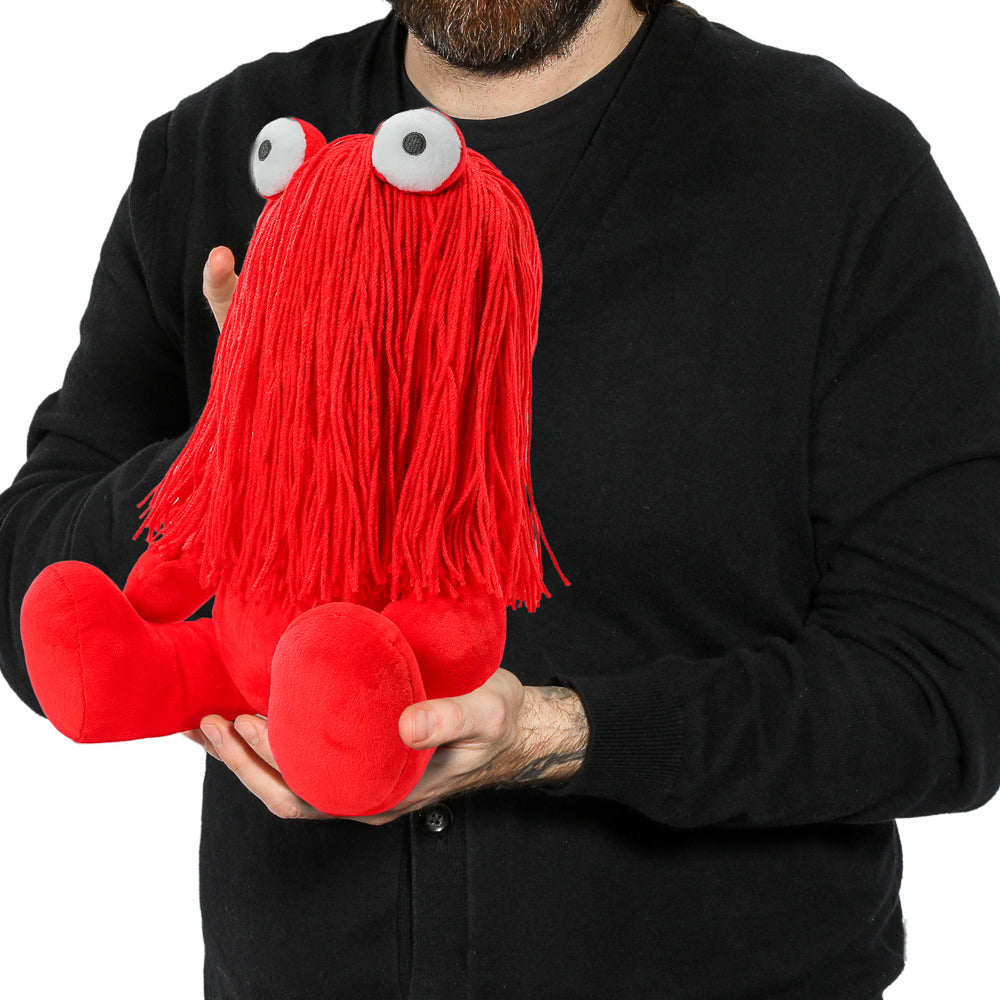 Don't Hug Me I'm Scared Red Guy HugMe Plush with Shake Action