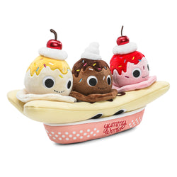 Yummy World Banana Split Interactive Plush with Ice Cream Scoops - Kidrobot