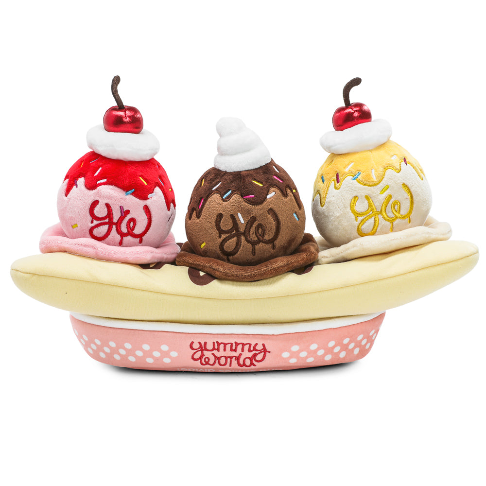 Yummy World Banana Split Interactive Plush with Ice Cream Scoops - Kidrobot